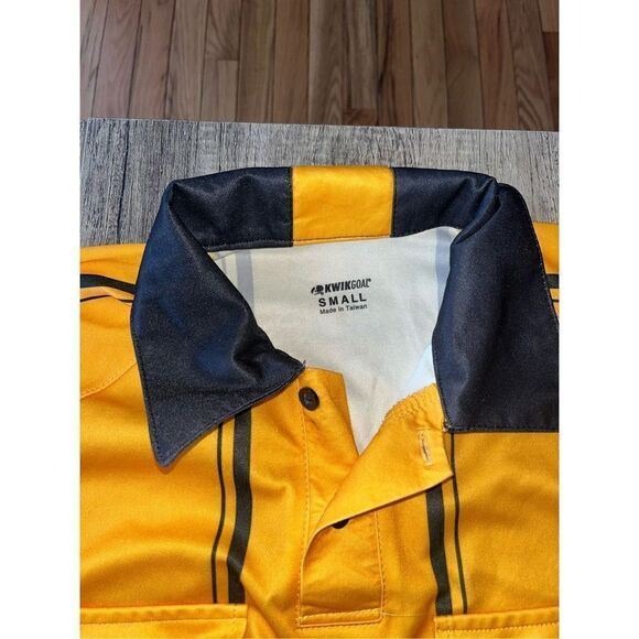 Kwik Goal Yellow Soccer Ref Referee uniform Adult Small too YL bottoms - Picture 2 of 4
